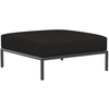 Image de Houe - Canapé de jardin rembourré Level 2 - Noir - Tissu Sunbrella Heritage - Designer Henrik Pedersen
