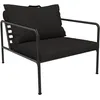 Image de Houe - Fauteuil rembourré Avon - Noir - Acier thermolaqué - Designer Henrik Pedersen