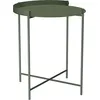 Image de Houe - Table d'appoint Edge - Vert - Acier thermolaqué - Designer Roee Magdassi