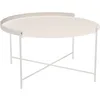 Image de Houe - Table basse Edge - Blanc - Acier thermolaqué - Designer Roee Magdassi