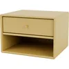 Image de MONTANA - Table de chevet murale Chambre - Jaune - MDF laqué - Designer Peter J. Lassen