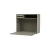 Image de MONTANA - Bureau mural Home office - Gris - MDF laqué - Designer Peter J. Lassen