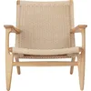 Image de CARL HANSEN & SON - Fauteuil lounge Wegner - Bois naturel - Corde en papier - Designer Hans J. Wegner