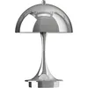 Image de Louis Poulsen - Lampe sans fil rechargeable Panthella - Argent - Polycarbonate - Designer Verner Panton