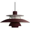Image de Louis Poulsen - Suspension PH - Rouge - Aluminium laqué - Designer Poul Henningsen