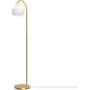 Image de Louis Poulsen - Lampadaire VL - Blanc - Laiton poli - Designer Vilhelm Lauritzen