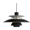 Image de Louis Poulsen - Suspension PH - Noir - Aluminium laqué - Designer Poul Henningsen