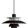 Image de Louis Poulsen - Suspension PH - Noir - Aluminium laqué - Designer Poul Henningsen