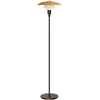 Image de Louis Poulsen - Lampadaire PH - Orange - Laiton bruni - Designer Poul Henningsen