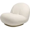 Image de Gubi - Fauteuil rembourré Pacha - Blanc - Tissu bouclé - Designer Pierre Paulin