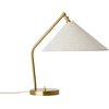 Image de Gubi - Lampe de table Grossman - Blanc - Toile naturelle - Designer Greta Magnusson Grossman