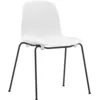 Image de Normann Copenhagen - Chaise empilable Form - Blanc - Acier laqué - Designer Simon Legald
