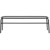 Image de Normann Copenhagen - Banc Vig - Noir - Acier thermolaqué - Designer Simon Legald