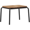 Image de Normann Copenhagen - Table basse Vig - Bois naturel - Bois de robinier huilé - Designer Simon Legald