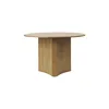 Image de Normann Copenhagen - Table ronde Bue - Bois naturel - Placage de chêne - Designer Simon Legald
