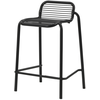 Image de Normann Copenhagen - Tabouret de bar Vig - Noir - Acier thermolaqué - Designer Simon Legald