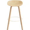 Image de Normann Copenhagen - Tabouret de bar Mat - Beige - Hêtre certifié FSC - Designer Peter Hiort-Lorenzen