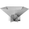 Image de Normann Copenhagen - Centre de table Fem - Métal - Acier inoxydable poli