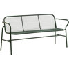 Image de Normann Copenhagen - Banc avec dossier Vig - Vert - Acier thermolaqué - Designer Simon Legald