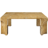 Image de Gubi - Table basse Doric - Jaune - Marbre - Designer GamFratesi