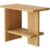 Image de NINE - Table d'appoint Tee - Bois naturel - Chêne massif huilé - Designer Matteo Fogale