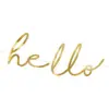 Image de Guirlande en papier en or Hello Baby