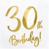 Image de Serviette en papier 30th Birthday (Lot de 20)
