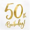 Image de Serviette en papier 50th Birthday (Lot de 20)