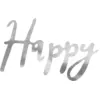 Image de Guirlande Happy Birthday Argent