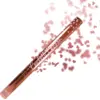 Image de Canon confettis 60cm coeur Or Rose métallique