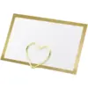Image de Marque place avec Cadre Doré (Lot de 10)