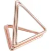 Image de Porte marque place triangle en OR ROSE x10