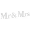 Image de Lettres " Mr & Mrs" Blanc