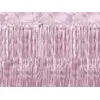 Image de Rideau scintillant à franges Rose clair 90x250cm