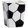 Image de Boîtes à pop-corn Ball noir et blanc 12 cm   lot de 6 boîtes pour candy bar et anniversaire