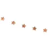 Image de Guirlande en forme d'étoile rose gold métallisé