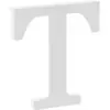 Image de Lettre T en Bois Blanc