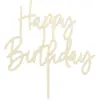 Image de DÉCORATION POUR GTEAU HAPPY BIRTHDAY EN BOIS