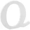 Image de Lettre Q en Bois Blanc