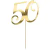 Image de Décoration pour Gâteau 50 couleur Or