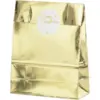 Image de Sac cadeau Or métallisé - 18.5x28.5x8cm - Lot de 3