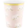 Image de Lot de 6 Gobelets - Rose Clair - Tête Chaton - 20cl