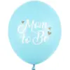 Image de Lot de 6 Ballons"Mum To Be" Bleu - 30cm