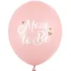 Image de Lot de 6 Ballons"Mum To Be" Rose - 30cm