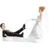Image de Figurine mariage couple avec corde au pied