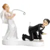Image de Figurine mariage couple avec canne à pêche