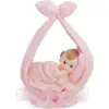 Image de Figurine Baby Girl rose dans un foulard