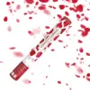 Image de Canon confettis 40cm pétales roses couleur rouge