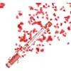 Image de Canons confettis 60cm coeur rouge