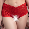 Image de Culotte Dentelle ouverte Frida Rouge L/XL